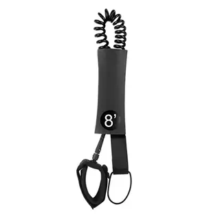 OEM High Strength Black Color Leg Rope Surfboard Leash With Ankle Cuff